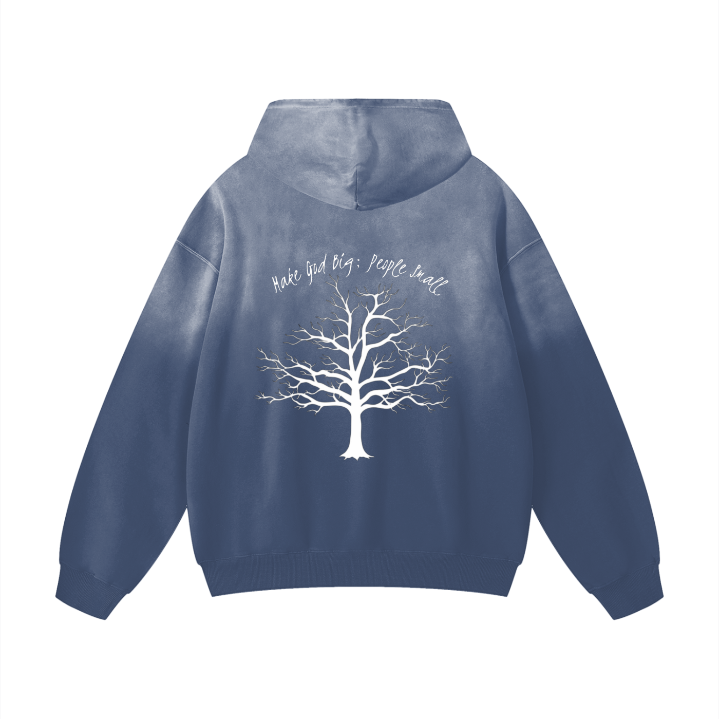 "14Forever" Make God Big, Wash Hoodie
