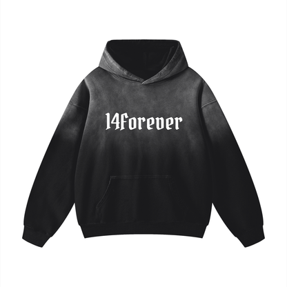 "14Forever" Make God Big, Wash Hoodie