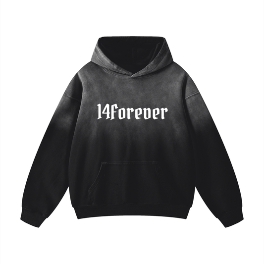 "14Forever" Make God Big, Wash Hoodie