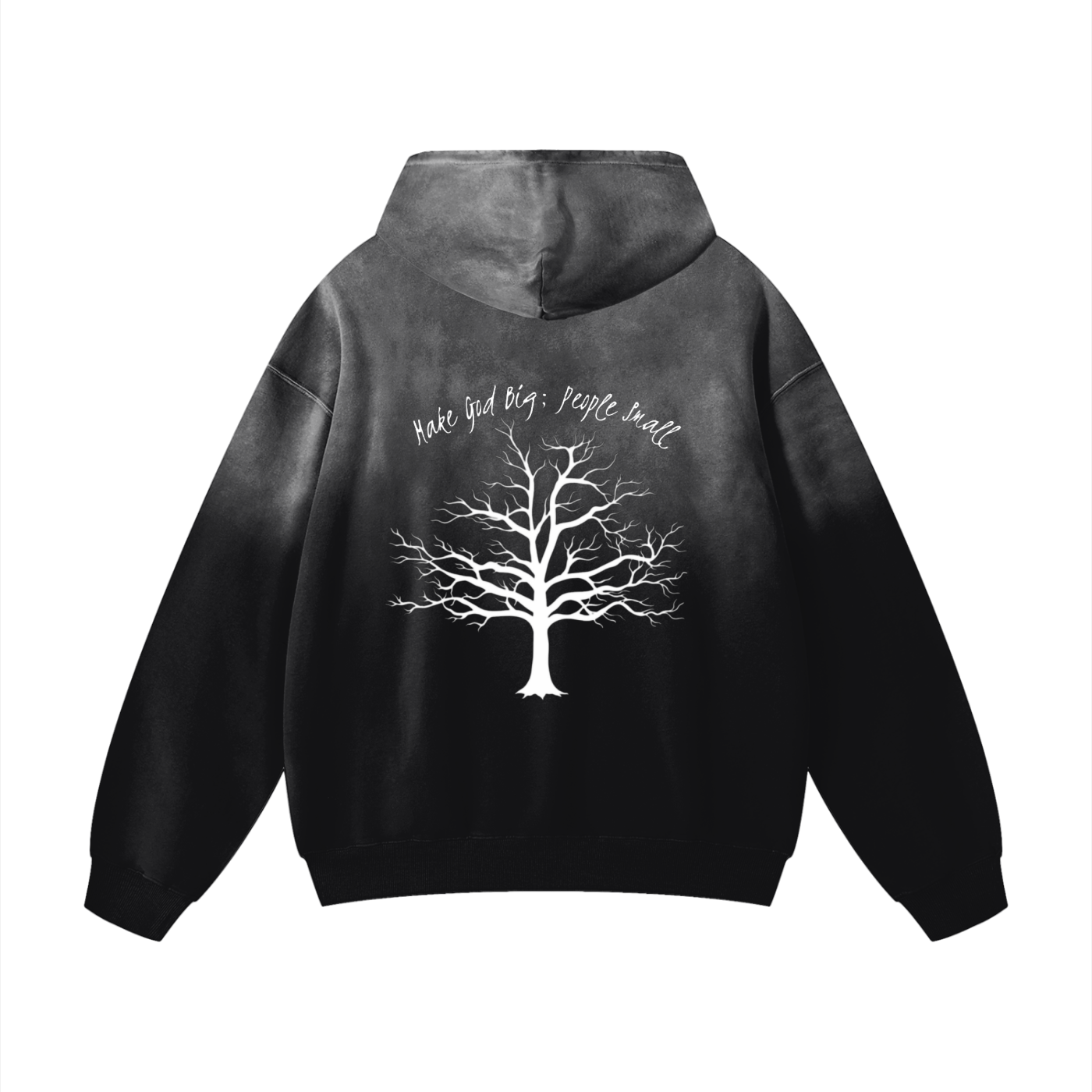"14Forever" Make God Big, Wash Hoodie