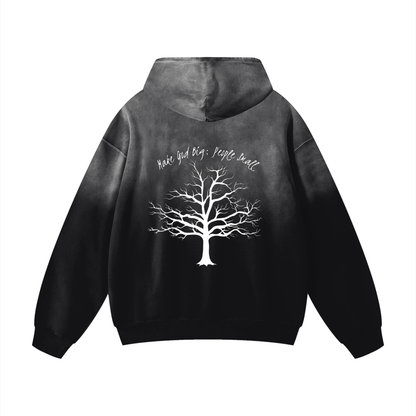 "14Forever" Make God Big, Wash Hoodie