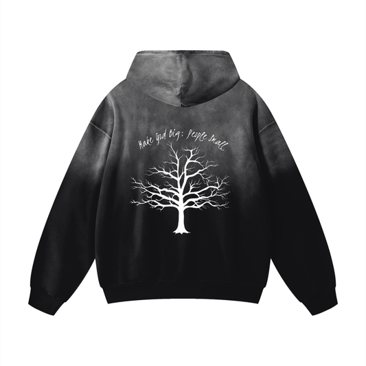 "14Forever" Make God Big, Wash Hoodie
