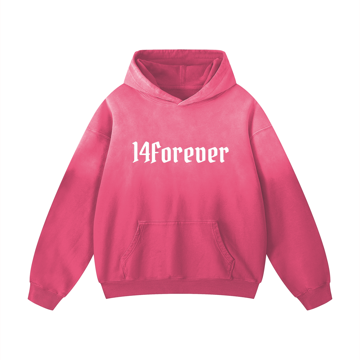 "14Forever" Make God Big, Wash Hoodie