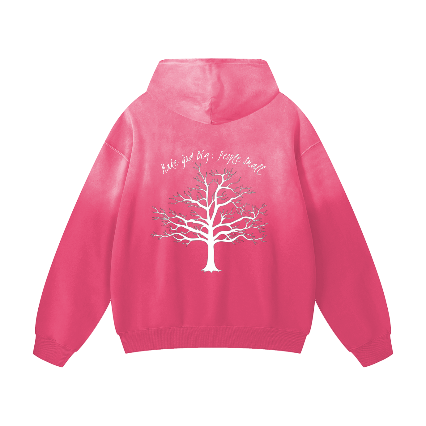 "14Forever" Make God Big, Wash Hoodie